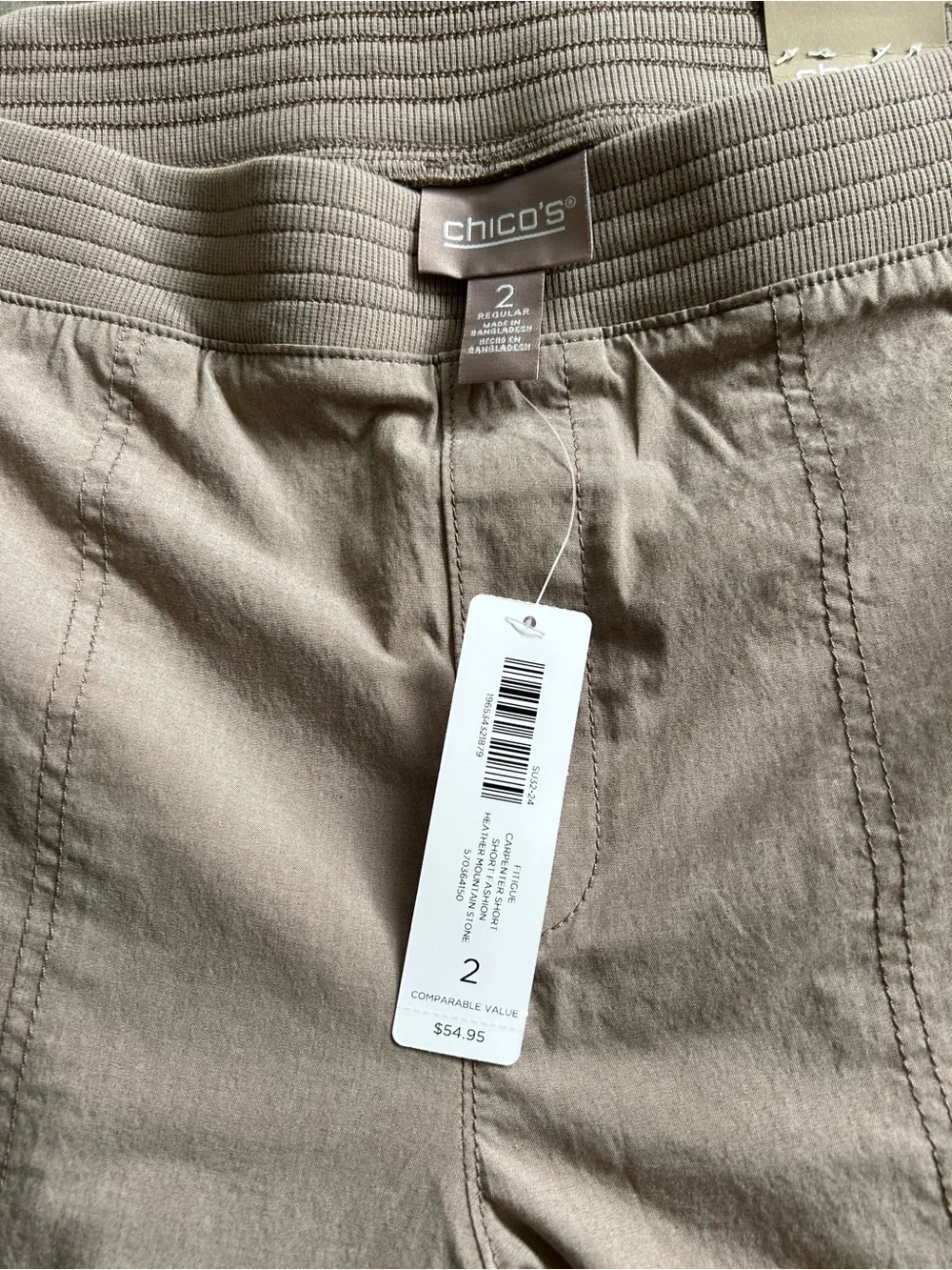 Chico’s Shorts - Taupe, Olive & Navy (3-Pack)
